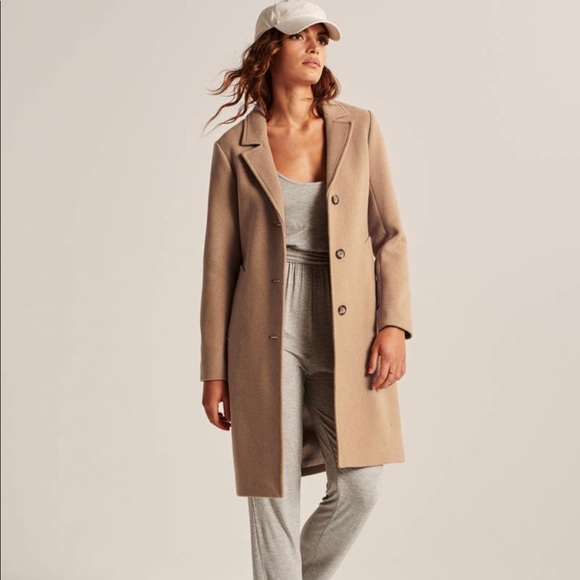 Coats | Wool Blend Dad Coat 